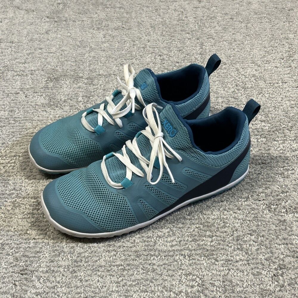 Xero Shoes Womens 8 Forza Barefoot Running Aqua Blue Lace Up